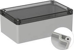 TRU COMPONENTS TC-9065484 Outdoorbehuizing 200 x 120 x 75 Polycarbonaat Grijs-wit (RAL 7035) 1 stuk(s)