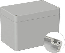 TRU COMPONENTS TC-9065500 Outdoorbehuizing 120 x 80 x 85 Polycarbonaat Grijs-wit (RAL 7035) 1 stuk(s)