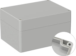 TRU COMPONENTS TC-9065528 Outdoorbehuizing 160 x 120 x 90 Polycarbonaat Grijs-wit (RAL 7035) 1 stuk(s)