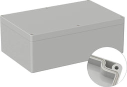 TRU COMPONENTS TC-9065540 Outdoorbehuizing 250 x 160 x 90 Polycarbonaat Grijs-wit (RAL 7035) 1 stuk(s)