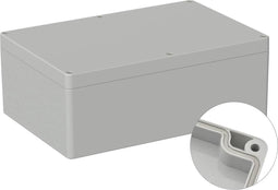 TRU COMPONENTS TC-9065544 Outdoorbehuizing 240.3 x 160.3 x 90 Polycarbonaat Grijs-wit (RAL 7035) 1 stuk(s)