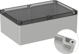 TRU COMPONENTS TC-9065548 Outdoorbehuizing 240.3 x 160.3 x 90 Polycarbonaat Grijs-wit (RAL 7035) 1 stuk(s)