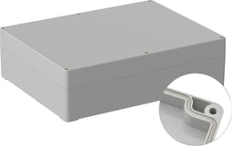 TRU COMPONENTS TC-9065572 Outdoorbehuizing 300 x 230 x 85 Polycarbonaat Grijs-wit (RAL 7035) 1 stuk(s)