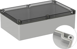 TRU COMPONENTS TC-9065576 Outdoorbehuizing 300 x 230 x 85 Polycarbonaat Grijs-wit (RAL 7035) 1 stuk(s)