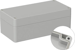 TRU COMPONENTS TC-9065628 Industriële behuizing 160 x 80 x 60 ABS Grijs-wit (RAL 7035) 1 stuk(s)