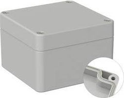 TRU COMPONENTS TC-9065652 Industriële behuizing 122 x 120 x 85 ABS Grijs-wit (RAL 7035) 1 stuk(s)