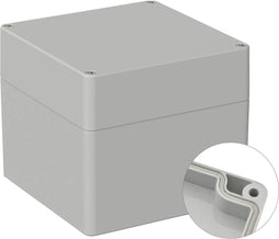 TRU COMPONENTS TC-9065656 Industriële behuizing 122 x 120 x 105 ABS Grijs-wit (RAL 7035) 1 stuk(s)
