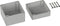 TRU COMPONENTS TC-9065656 Industriële behuizing 122 x 120 x 105 ABS Grijs-wit (RAL 7035) 1 stuk(s)