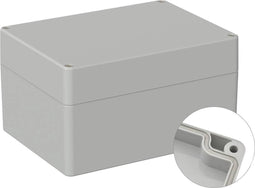 TRU COMPONENTS TC-9065676 Industriële behuizing 160 x 120 x 90 ABS Grijs-wit (RAL 7035) 1 stuk(s)
