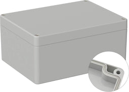 TRU COMPONENTS TC-9065680 Industriële behuizing 160 x 120 x 75 ABS Grijs-wit (RAL 7035) 1 stuk(s)