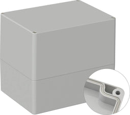 TRU COMPONENTS TC-9065712 Industriële behuizing 160 x 120 x 140 ABS Grijs-wit (RAL 7035) 1 stuk(s)