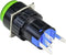 TRU COMPONENTS TC-9219056 Verlichte drukschakelaar 250 V/AC 3 A 1x uit/aan Continu Groen (Ø) 18 mm IP65 1 stuk(s)
