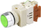 TRU COMPONENTS TC-9219084 Y090 Druktoets 250 V/AC 5 A 1x aan/(aan) Moment Groen (Ø) 30 mm 1 stuk(s)