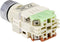 TRU COMPONENTS TC-9219088 Y090 Druktoets 250 V/AC 5 A 1x aan/(aan) Moment Wit (Ø) 30 mm 1 stuk(s)