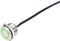 TRU COMPONENTS TC-9219104 Druktoets 24 V/DC 50 mA 1x uit/(aan) Moment Groen IP40 1 stuk(s)