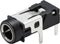 TRU COMPONENTS TC-9465728 Jackplug 3.5 mm Bus, inbouw horizontaal Aantal polen: 3 Stereo Zwart 1 stuk(s)