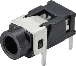 TRU COMPONENTS TC-9465732 Jackplug 3.5 mm Bus, inbouw horizontaal Aantal polen: 3 Stereo Zwart 1 stuk(s)