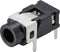 TRU COMPONENTS TC-9465732 Jackplug 3.5 mm Bus, inbouw horizontaal Aantal polen: 3 Stereo Zwart 1 stuk(s)
