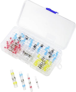 TRU COMPONENTS TC-9508164 Stootverbinder Assortimentsbox, Incl. doorverbinder 6 mm² Volledig geïsoleerd Wit, Rood, Blau