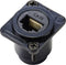 TRU COMPONENTS TC-9554644 RJ45 doorgangsinbouwbus D-vorm Cat. 6 Bus, recht Aantal polen (sensoren) 8P8C Zwart 1 stuk(s)
