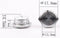 TRU COMPONENTS TC-9563744 Druktoets 12 V 0.005 A 1x uit/(aan) Contact element (Ø x h) 17.8 mm x 14.5 mm IP65 1 stuk(s)