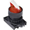 TRU COMPONENTS TC-9860144 S2SRN-L3BR Keuzeschakelaar Knevel Rood 2 x 45 ° 1 stuk(s)