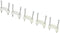 TRU COMPONENTS TC-DNF13203 Spijkerclip 1593093 Bundel-Ø (bereik) 12.50 mm (max) Tweegats Wit 100 stuk(s)