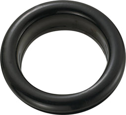 TRU COMPONENTS TC-GEQR-2621203 Kabeltule Open Montagegat: 26 mm Klem-Ø (max.): 20.8 mm Plaatdikte (max.): 2.4 mm PVC Zw