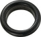 TRU COMPONENTS TC-GEQR-2621203 Kabeltule Open Montagegat: 26 mm Klem-Ø (max.): 20.8 mm Plaatdikte (max.): 2.4 mm PVC Zw