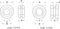 TRU COMPONENTS TC-GMCQR-2015203 Kabeldoorvoering Gesloten Montagegat: 20.1 mm Klem-Ø (max.): 15.5 mm Plaatdikte (max.):