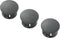 TRU COMPONENTS TC-HPR-15203 Blindstop Montagegat: 14.3 mm Plaatdikte (max.): 1.1 mm Polyamide Zwart 100 stuk(s)