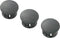 TRU COMPONENTS TC-HPR-16203 Blindstop Montagegat: 15.9 mm Plaatdikte (max.): 1.6 mm Polyamide Zwart 100 stuk(s)