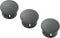 TRU COMPONENTS TC-HPR-22203 Blindstop Montagegat: 22.2 mm Plaatdikte (max.): 1.6 mm Polyamide Zwart 100 stuk(s)