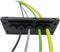 TRU COMPONENTS TC-KDL 16/4 Kabelinvoeringsplaat Klem-Ø (max.): 16 mm PA Zwart 1 stuk(s)