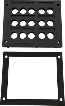 TRU COMPONENTS TC-KDL 3/15 Kabelinvoeringsplaat Klem-Ø (max.): 16 mm PA Zwart 1 stuk(s)