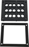 TRU COMPONENTS TC-KDL 3/15 Kabelinvoeringsplaat Klem-Ø (max.): 16 mm PA Zwart 1 stuk(s)