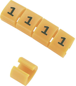 TRU COMPONENTS TC-MB2/2203 Markeerclip Opdruk 2 Buitendiameter 4 tot 5.10 mm 1593424