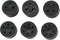 TRU COMPONENTS TC-MH18-2A203 Meervoudig dicht-inzetstuk M20 2 x 1.6 - 2.6 mm Rubber Zwart 50 stuk(s)
