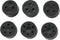 TRU COMPONENTS TC-MH18-2D203 Meervoudig dicht-inzetstuk M20 2 x 3.0 - 4.1 mm Rubber Zwart 50 stuk(s)
