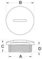 TRU COMPONENTS TC-MSPR25203 Blindstop M25 Polyamide Zwart 100 stuk(s)