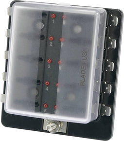 TRU COMPONENTS TC-R3-76-01-3L110 Autozekeringhouder Met statusaanduiding Geschikt voor Platte zekering standaard 30 A 3