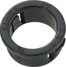 TRU COMPONENTS TC-SBR19M203 Kabeldoorvoering Montagegat: 19 mm Klem-Ø (max.): 15.8 mm Plaatdikte (max.): 3.2 mm Polyamide Zwart 100 stuk(s)