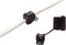 TRU COMPONENTS TC-SRR6R1203 Trekontlasting Klem-Ø (max.): 9.2 mm Plaatdikte (max.): 1.6 mm Polyamide Zwart 100 stuk(s)