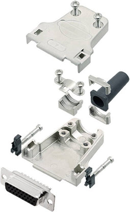 TRU COMPONENTS TCDTZF15HDS26K 7708588 D-sub female connectorset 180 ° Aantal polen: 26 Soldeerkelk 1 stuk(s)