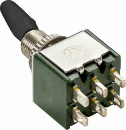 TRU COMPONENTS Tuimelschakelaar 250 V/AC 2 A 2x aan/aan Continu 1 stuk(s)