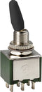 TRU COMPONENTS Tuimelschakelaar 250 V/AC 2 A 2x aan/aan Continu 1 stuk(s)
