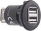TRU COMPONENTS USB-07-BK Dubbele USB-inbouwbus 2.0 Bus, inbouw, Adapter 2x USB-bus type A naar 2x USB-bus type A Inhoud