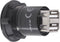 TRU COMPONENTS USB-07-BK Dubbele USB-inbouwbus 2.0 Bus, inbouw, Adapter 2x USB-bus type A naar 2x USB-bus type A Inhoud