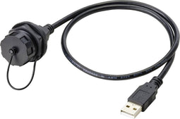 TRU COMPONENTS USB-inbouwbus 2.0 type A Bus, inbouw 50 cm IP67 Inhoud: 1 stuk(s)