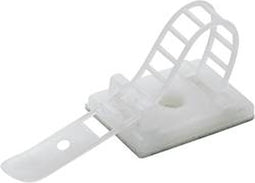 TRU COMPONENTS WCT-85 Bevestigingssokkel Zelfklevend, Schroefbaar 541211 Bundel-Ø (bereik) 22 mm (max) Met bevestigingsbinder Natuur 25 stuk(s)
